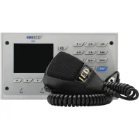 Atlas IED IEDA528HFME-H- Настольная микрофонная 20-кнопочная станция с цветным дисплеем для системы GLOBALCOM с блоком расширения