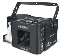 STAGE4 - BURAN 1300. Генератор сценического снега. Мощность 1300Вт, дистанция выброса - до 9м, канистра для жидкости: 5,6л,  управление: DMX-512, панель на корпусе (таймер с пресетами), опциональный проводной ПДУ VT-1 (00-27689), расход жидкости: 500 мл/м