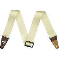 FENDER AM PRO Seatbelt Strap Olympic White ремень для гитары, цвет белый