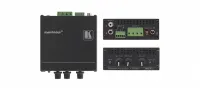 Стерео усилитель Kramer Electronics [907XL] с балансным и небалансным входами, c микшером, 2х40 Вт