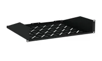 Qtex QER-S2U- Рэковая полка 2U перфорированная, нагрузка до 15 кг