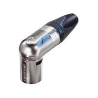 Neutrik NC4MRX- Угловой кабельный разъем XLR 4-pin (вилка), на кабель диаметром 3,5–8,0 мм, под пайку