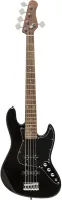STAGG SBJ-30 BLK 5S - 5 струнная бас-гитара, 20 ладов, корпус: павловния, гриф: жжёный клен, на болтах, накладка: палисандр, звуковсниматели: 2x JB, регулировки: 2х громкость, 1х тон, цвет: черный