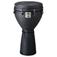 REMO DJ-0014-36- Djembe, MONDO™, Designer Series, Key-Tuned, 14' X 25', SKYNDEEP® FIBERSKYN®, Contour Tuning Brackets, Salsa Dec