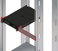 Lightware optc rack mounting kit,  конктруктив для установки в 19" стойку приемников и передатчиков hdmi20-optc-tx / rx220-pro.