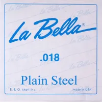 PS018 Отдельная стальная струна без оплетки, 018, La Bella