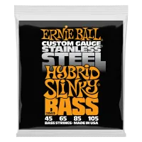 Ernie Ball 2843 струны для бас-гитары Stainless Steel Bass Hybrid Slinky (45-65-85-105)