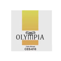 CES 610 струны для виолончели Chrome Nickel Silver Wound, Regular, струны A, D, G и C : Chrome Nickel Silver Flat-Wound, Olуmpia
