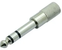 Taverlab X1009 - Переходник с 3.5мм "мама" на 6.35мм "папа", стерео, никель