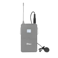 Qtex QAS LMIC960- Петличный микрофон с конденсаторным капсюлем, разъем mini XLR 3-pin, 60 Гц – 16 кГц