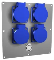 ИМЛАЙТ Панель лючка ПЛ.20.20. (4SCHUKO-1XLRf)