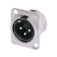 Neutrik nc3md-l1  канон - папа - xlrm, панельный , металл, professional