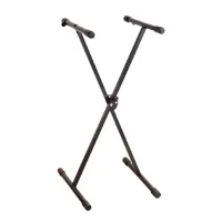 ECO KS094 Black "X"-cтойка под клавишные инструменты, Высота: 65-96см, максимальная нагрузка: 50кг, цвет: матовый черный, вес:3кг, 4шт в коробке размером: 97x21x14cм