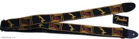 FENDER 2' MONOGRAMMED B/Y/B STRAP - Ремень