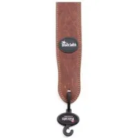 Blacksmith ls-0755 cognac  ремень для гитары, кожа, 55 мм, коньячный, толстый, со стяжком, кругл кон