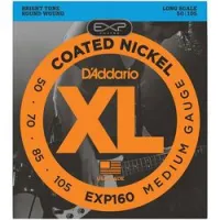 D`Addario EXP-160  Струны для бас-гитары с полимерным покрытием nickel, regular 50-105