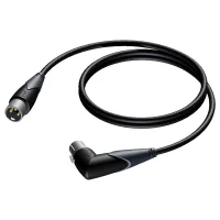 Procab CLA903/3- Аудиокабель XLR 3-pin (вилка) – XLR 3-pin (розетка), угловой
