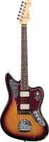FENDER KURT COBAIN JAGUAR 3-COLOR SUNBURST, электрогитара, именная модель Kurt Cobain, цвет трёхцветный санбёрст, кейс