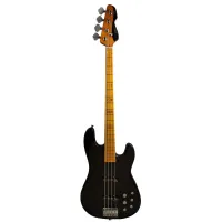 Markbass mb gv 4 gloxy val black cr mp  бас-гитара с чехлом, jj, активный преамп, цвет черный