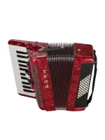 A-7-RD Аккордеон "Тула" 26х48-II-3, красный, Тульская Гармонь
