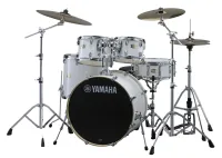 YAMAHA SBP2F5 STAGE CUSTOM BIRCH PURE WHITE - барабанная установка, состоит из 5-ти барабанов (22"/10"/12"/16"+14"x5.5") и том холдера. Стойки, стул и тарелки в комплект не входят