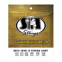 GB121046, Струны золотая бронза SIT Strings GB121046