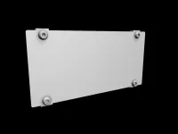 ИМЛАЙТ Панель модульная ПМ05-BLANK RAL9016 Панель глухая, 175х85 мм, 5 модулей, цвет — белый