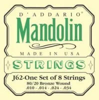 D`Addario (E)J62  струны для мандолины