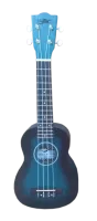 Kaimana UK-21 BLS Укулеле сопрано, цвет голубой санбёрст