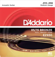 D'ADDARIO EZ930 - струны для акустической гитары, бронза 85/15, Medium 13-56
