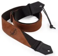 TAYLOR 65125 Suede/Poly Strap Copper Гитарный ремень, замша/полипропилен, регулируемая длина (100-167 см), цвет коричневый