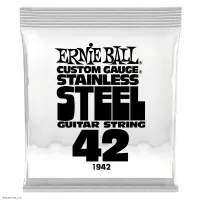 ERNIE BALL 1942 Stainless Steel .042 - Струна одиночная для электрогитары