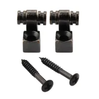 MX0656-4 Ретейнер для гитары роликовый, черный, 4шт, Musiclily