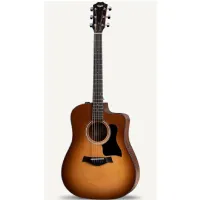 TAYLOR 110ce-SB электроакустическая гитара, цвет санбёрст, в комплекте чехол