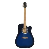 Oscar schmidt od45ceblbpak sale  электроакустическая гитара с чехлом, dreadnought, цвет синий берст