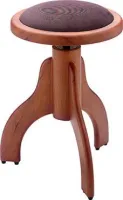 Stagg PS35 WN M V/BR стул для пианино, цвет-орех матовый, верх - корич. барх.