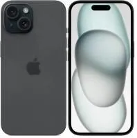 Смартфон Apple iPhone 15 128Gb Black A3090  MTP03HN/A (Sim+eSim) 195949035937