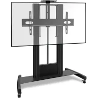 Onkron TS2210-B - Стойка для дисплея с кронштейном 55"-100", мобильная, чёрная