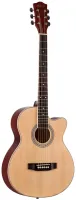 PHIL PRO AS - 3904 / N - Фолк 39" с вырезом , верхняя дека - липа , нижняя дека и обечайка - липа , гриф - катальпа, накладка - палисандр, порожек - палисандр, анкер двойного действия