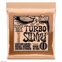 ERNIE BALL 2224 Nickel Wound Slinky Turbo 9.5-46 - Струны для электрогитары