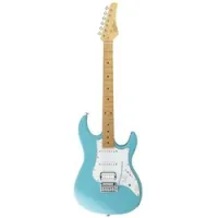 Fgn j-standard odyssey jos2tdm mbu  электрогитара с чехлом, ольха/ клен/ клен, hss, цвет голубой