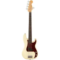 FENDER AM PRO II P BASS V RW OWT бас-гитара, цвет Olympic White