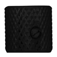 Hosco h-mkb-19ff  ручка потенциометра цилиндрическая с закруглеными краями, черная