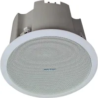 DSPPA DSP-906 Громкоговоритель потолочный , 10Вт/100В, 80-15 600Гц, с противопожарным колпаком, цвет белый