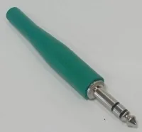 CC412 Разъем на кабель 1/4” Male (6,35мм), стерео, зеленый, Soundking