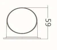 SILVER STAR Glare shield для  ECLIPSE MINI  (код 2440010261) Антибликовая насадка для ECLIPSE MINI