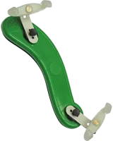 0 violin shoulder rest Viva Flex 80FMP2 - Мостик для скрипки 1/4-1/2 с эргономичной прозрачной пластиковой опорой на плечо, со складными черными вилками и поворотными оконечниками. Цвет зеленый