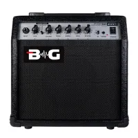 BG GA-20RT Усилитель гитарный комбо, 20 Вт, 6,5", : Input, 2 channel, clean/drive, gain, volume, treble, middle, bass, reverb, Bluethooth
