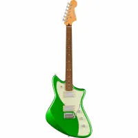 FENDER Player Plus Meteora HH PF Cosmic Jade электрогитара, цвет зеленый, чехол в комплекте