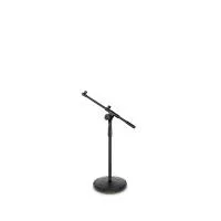 Gravity tms 2222 - профессиональная короткая микрофонная стойка (73 см) на круглом основании с двухточечной фиксацией телескопической верхней части